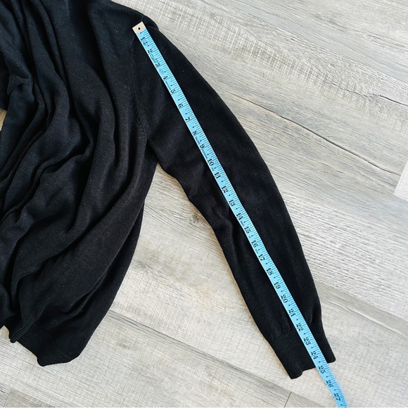 Theory Draped Open Front Flamme Linen Blend Cardigan (size S) - Picture 12 of 12